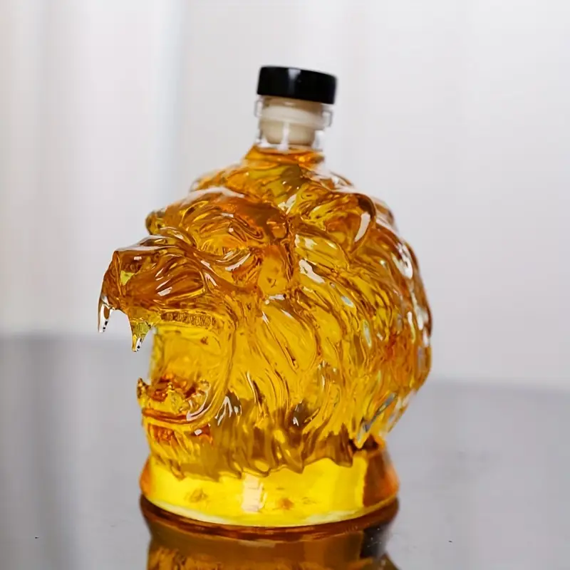 3D Lion Whiskey Decanter