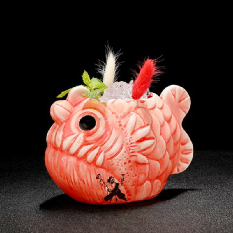 Ceramic Tribal Style Mug-Wine and Whiskey Decanter