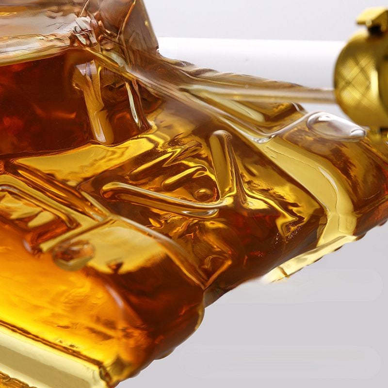 Tank Shaped Decanter-Wine and Whiskey Decanter