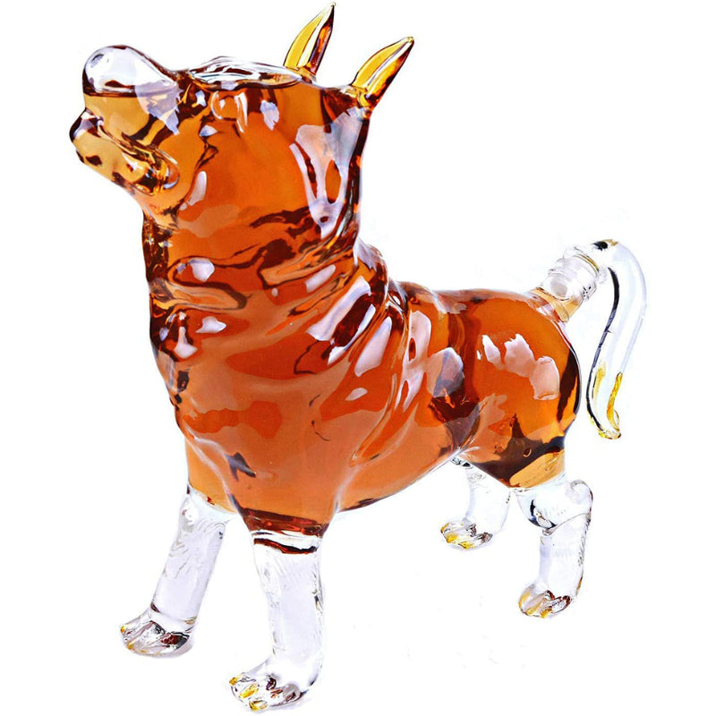 Glass Dog Shaped Decanter-Wine and Whiskey Decanter