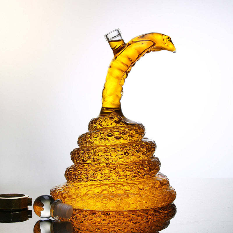 Snake Shaped Decanter For Liquor-Wine and Whiskey Decanter