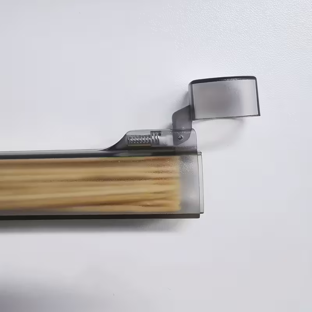 2 Piece Of Portable Transparent Toothpick Box Holder