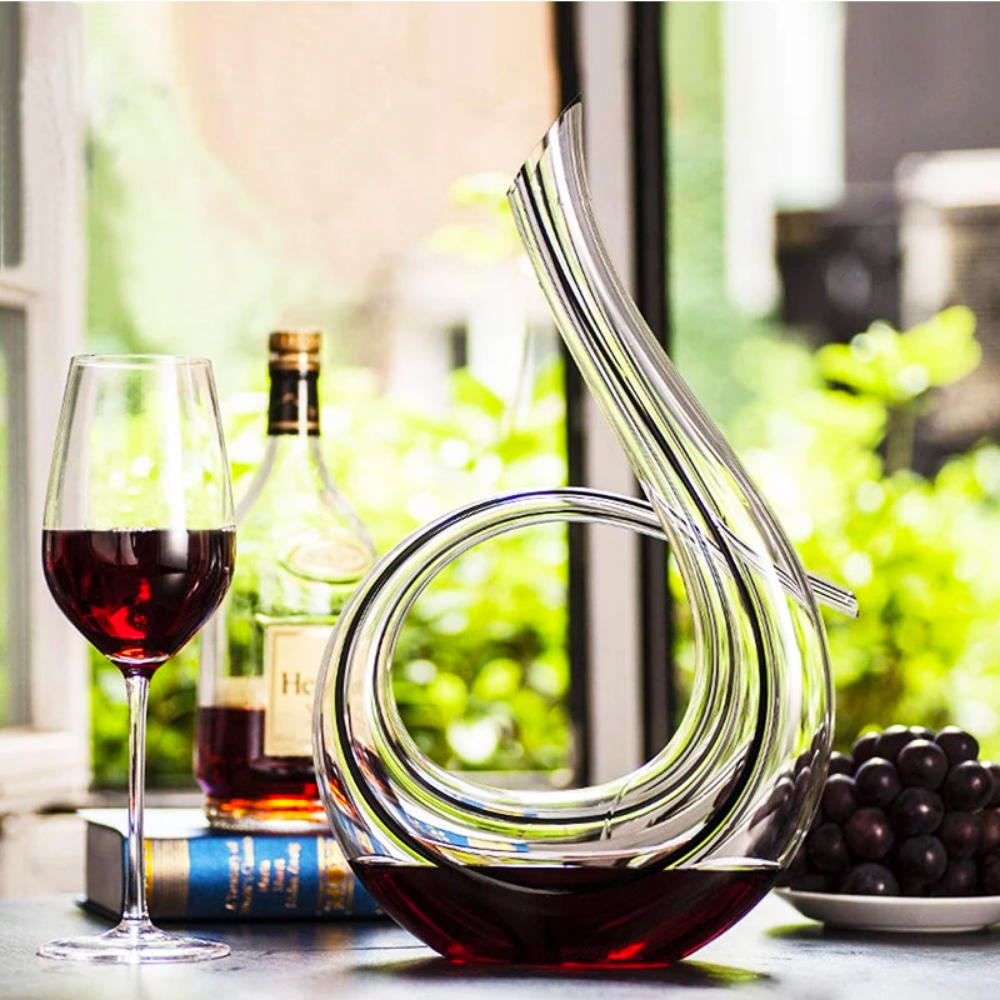Hand Blown Wine Decanter Musical Note-6-Wine and Whiskey Decanter