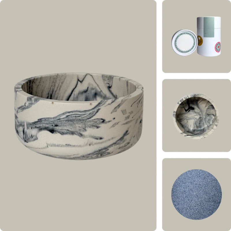 Pearled Wax Candle Gift Kit-Wine and Whiskey Decanter