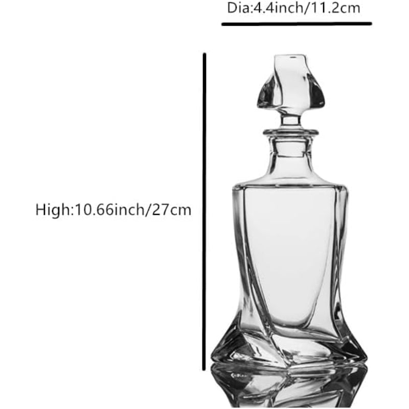 Geometric Whiskey Decanter Set For Stylish Whiskey Gift-Wine and Whiskey Decanter