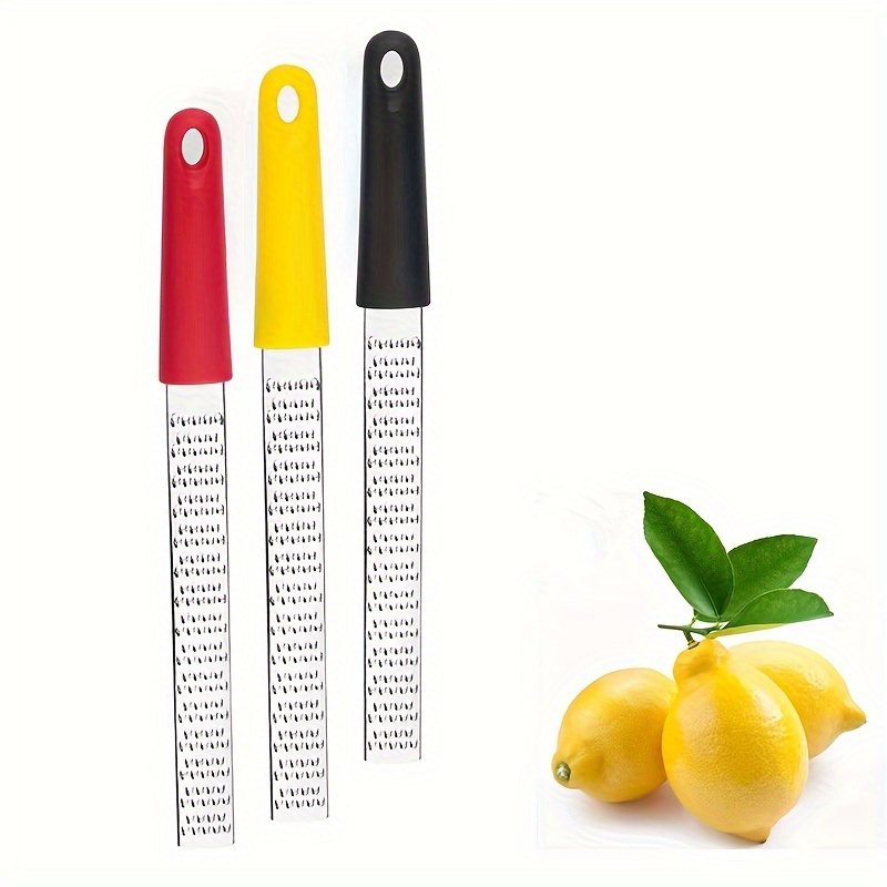 Stainless Steel Zester Grater - Multi Functional Citrus Lemon Zester & Cheese Grater for Kitchen Cooking