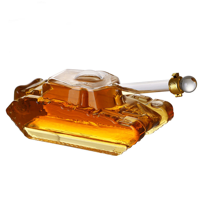Tank Shaped Decanter-Wine and Whiskey Decanter
