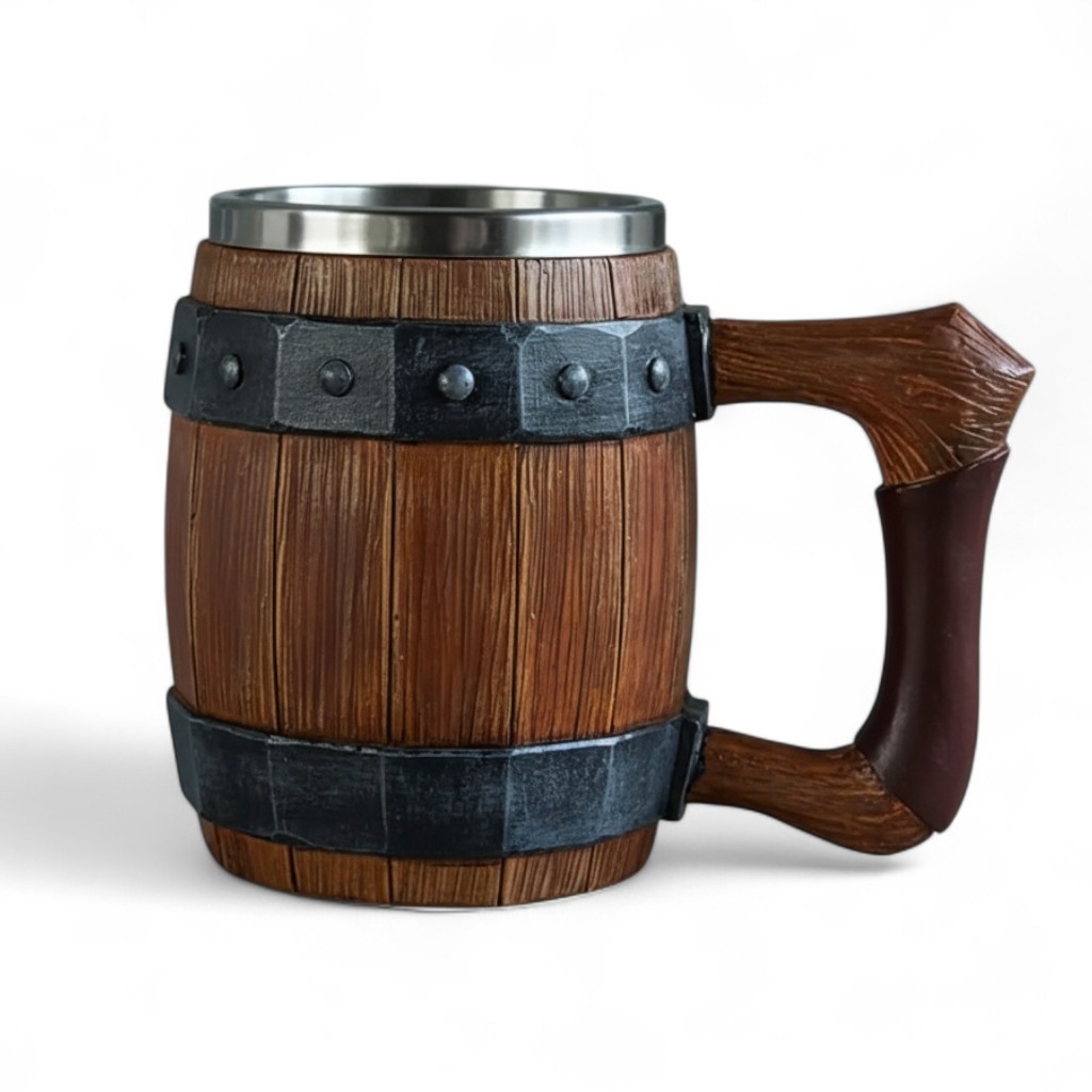 Stainless Steel Barrel Shape Coffee Mug