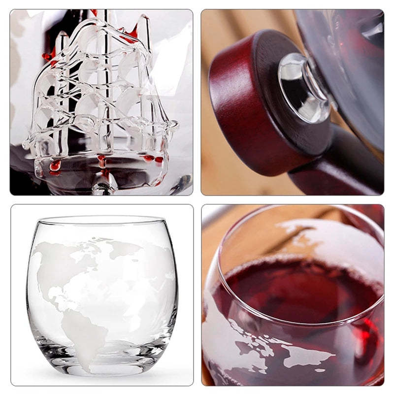 Unique Whiskey Decanter Set-Wine and Whiskey Decanter