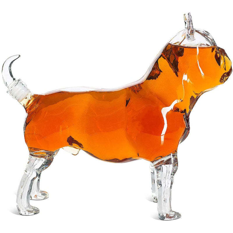 Dog Whiskey Decanter-Wine and Whiskey Decanter