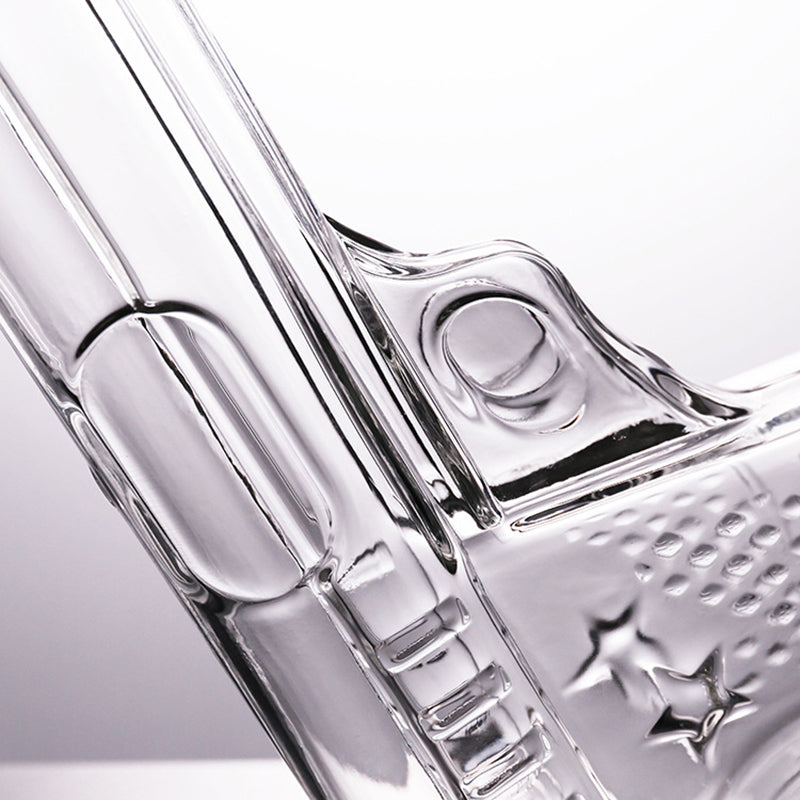 Pistol Shaped Glass Decanter-Wine and Whiskey Decanter