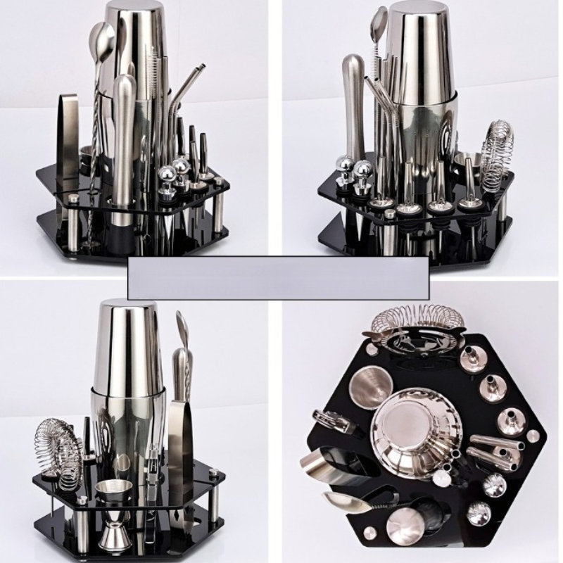 Craft Cocktail Shaker Set-Wine and Whiskey Decanter