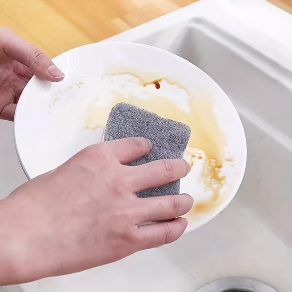 10 Pack Of  Double Sided Dishwashing Cleaning Sponge Cloth