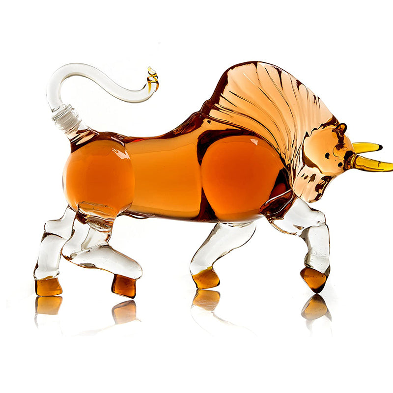 Bull Shaped Liquor Decanter-Wine and Whiskey Decanter