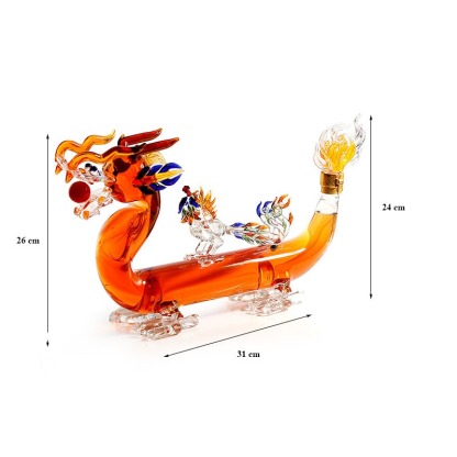 Dragon Shaped Glass Decanter-Wine and Whiskey Decanter