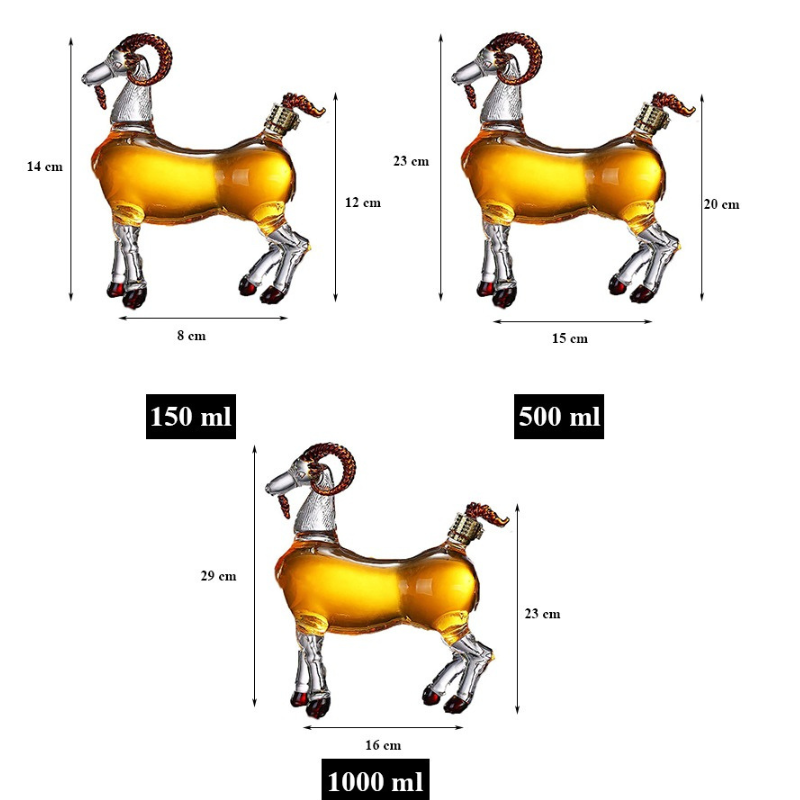 Unique Sheep Shaped Decanter-Wine and Whiskey Decanter