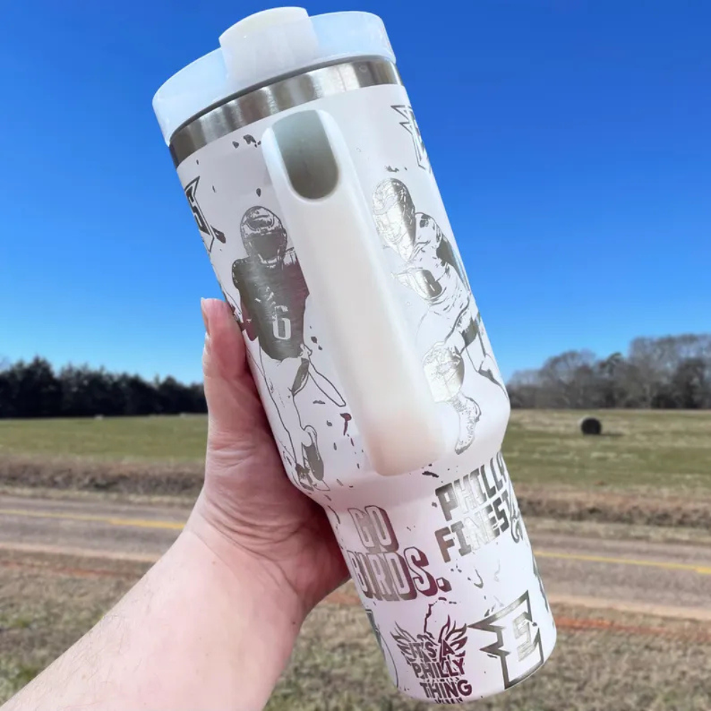 Philadelphia Eagles Tumbler-Wine and Whiskey Decanter