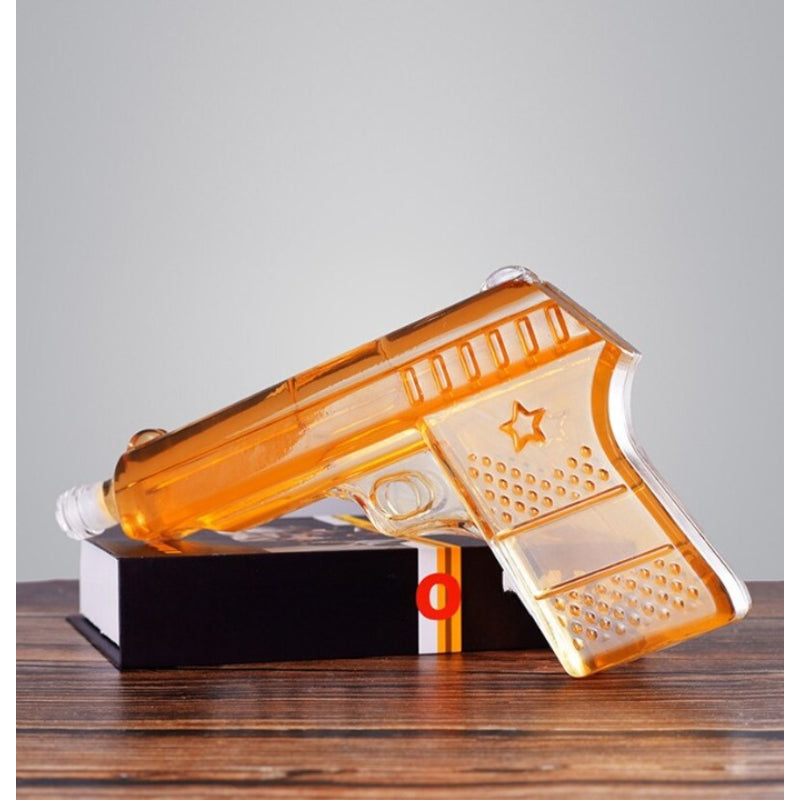 Gun Shaped Glass Decanter-Wine and Whiskey Decanter