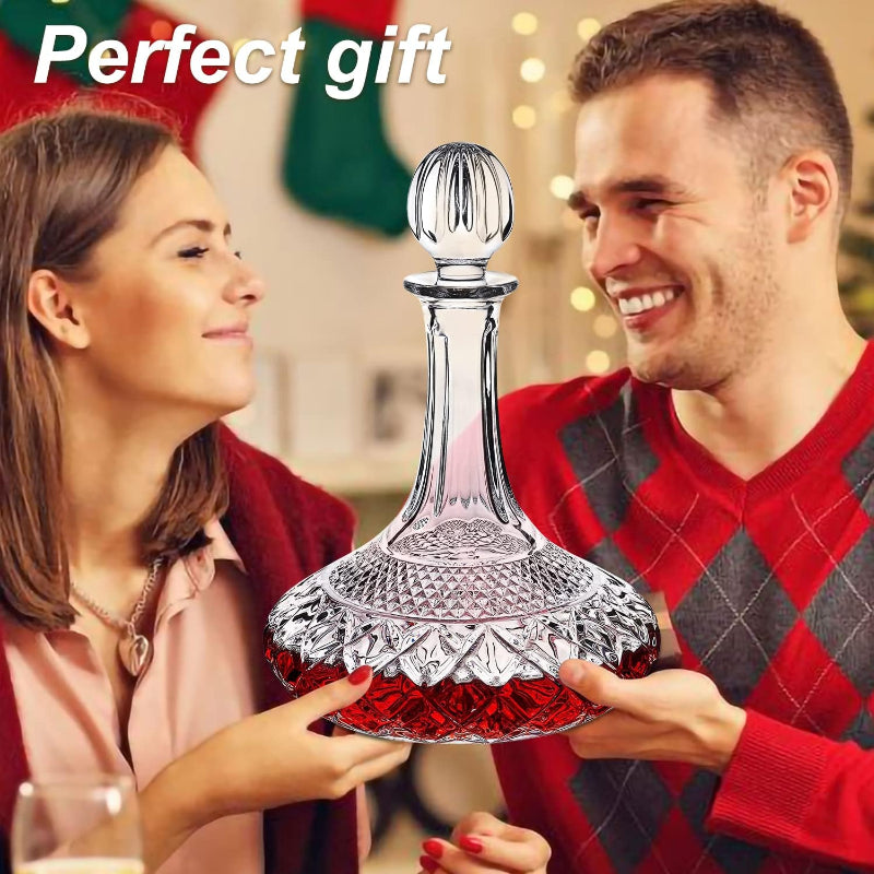 50oz Crystal Wine Decanter With Stopper