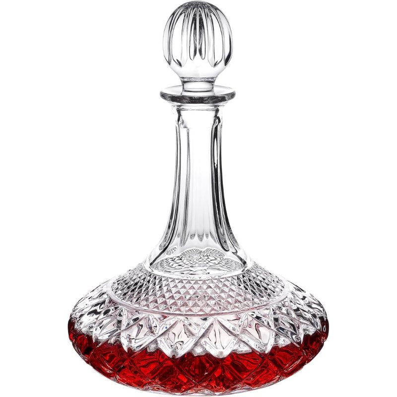 50oz Crystal Wine Decanter With Stopper-Wine and Whiskey Decanter