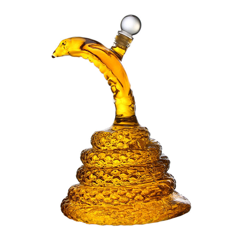 Snake Shaped Decanter For Liquor-Wine and Whiskey Decanter