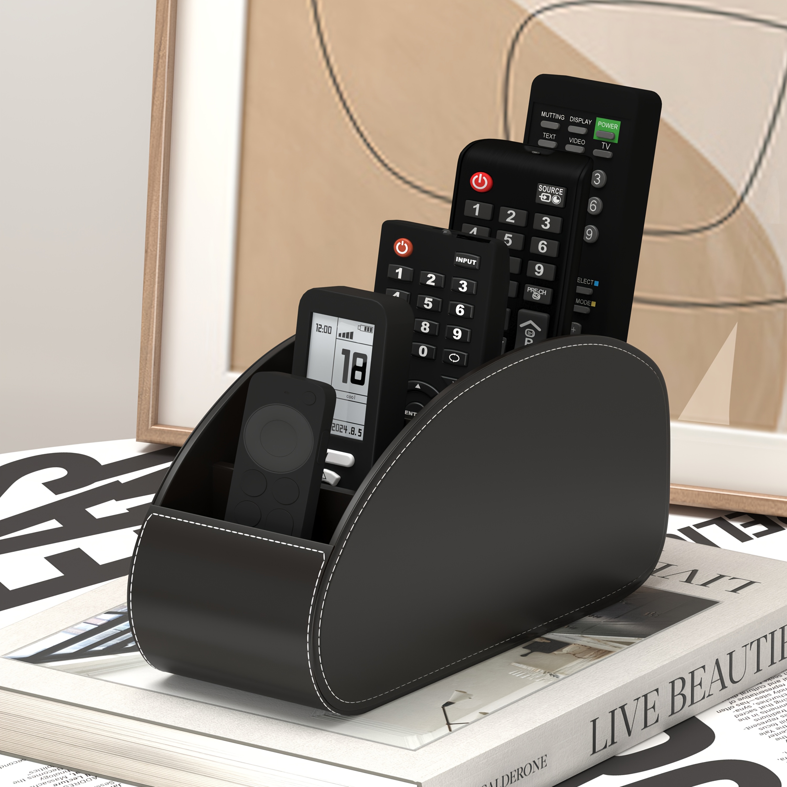 Remote Control Holder Organizer For Living Room