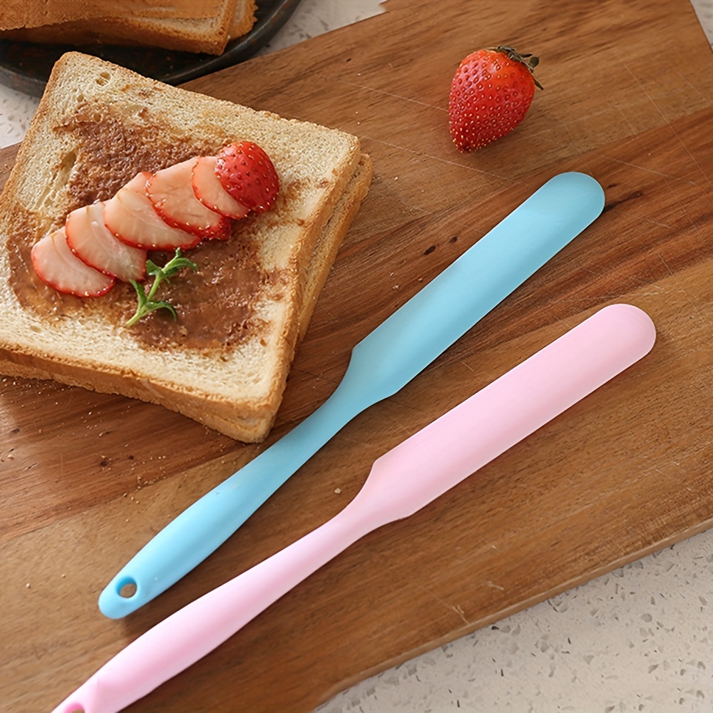 Food Grade Silicone Spatula For Jar Scraping Baking And Cooking