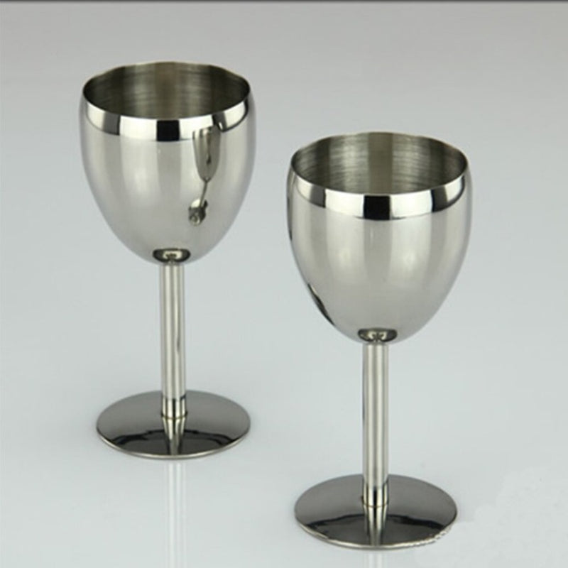 Stainless Steel Wine Glasses-Wine and Whiskey Decanter