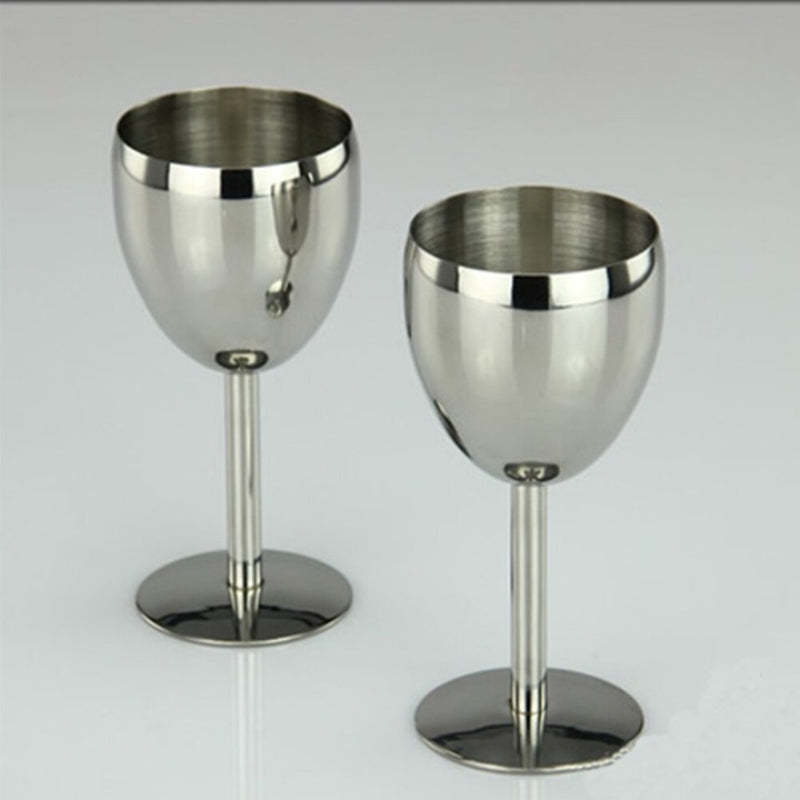 Stainless Steel Wine Glasses-Wine and Whiskey Decanter