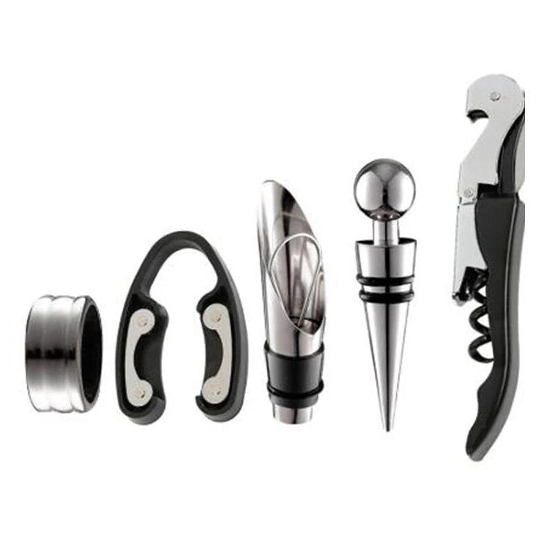 Stainless Steel Bottle Opener-Wine and Whiskey Decanter