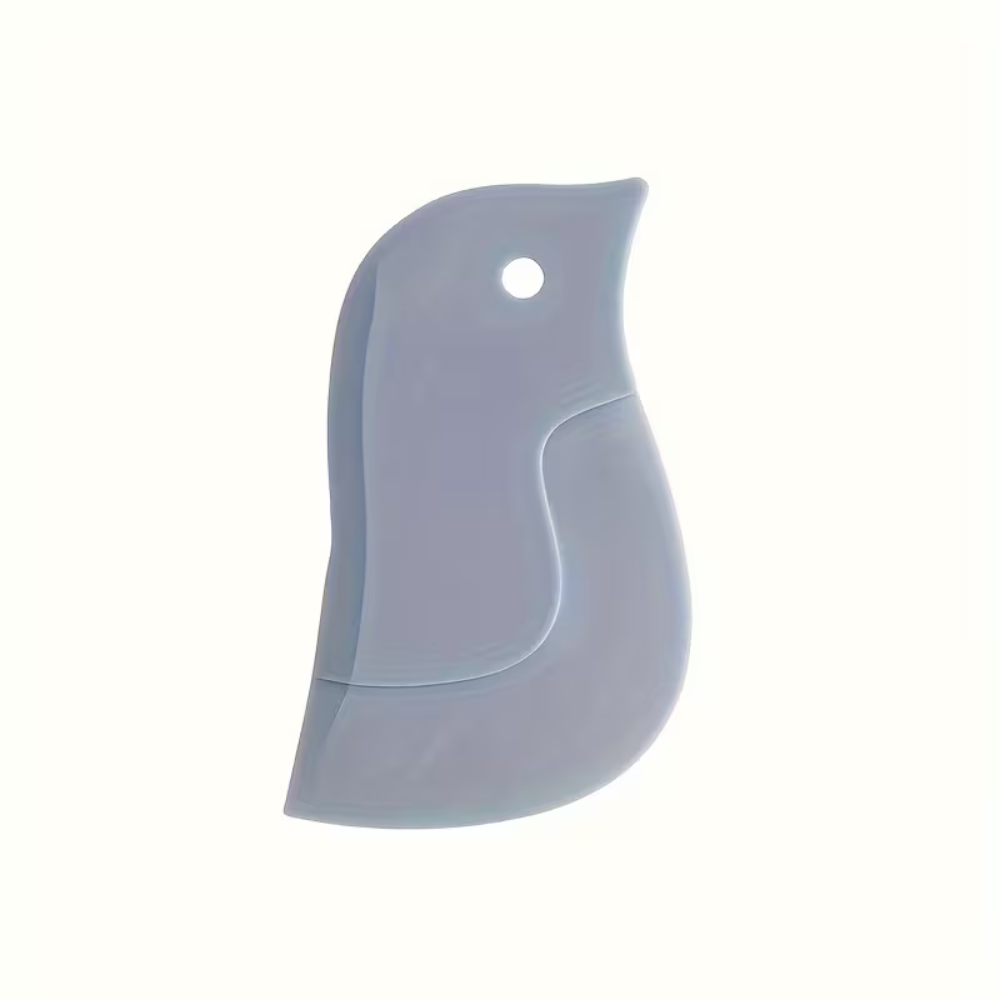 Penguin Shaped Kitchen Scraper - Cute Silicone Spatula for Baking Cooking and Cleaning