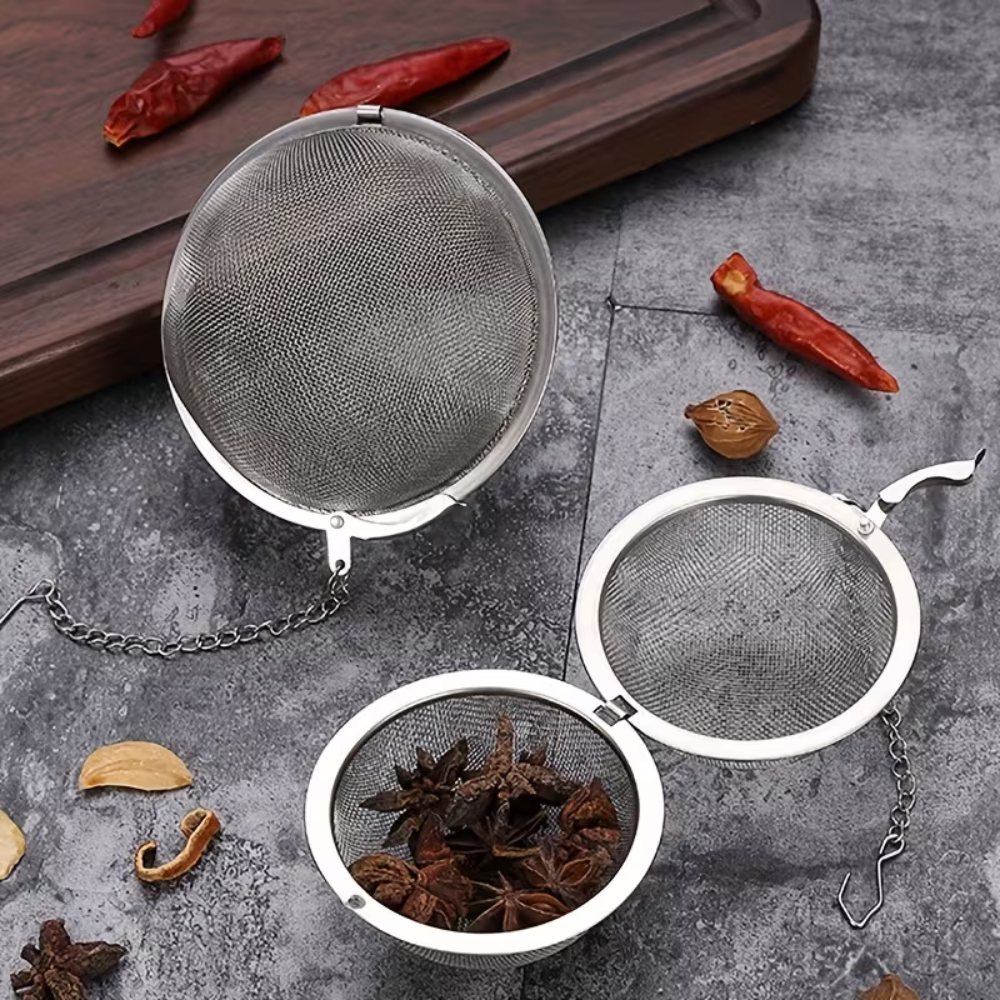 Pack Of 2 Stainless Steel Seasoning Bags