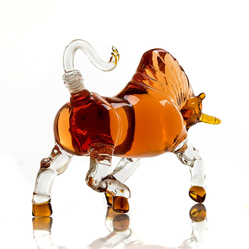 Bull Shaped Liquor Decanter-Wine and Whiskey Decanter