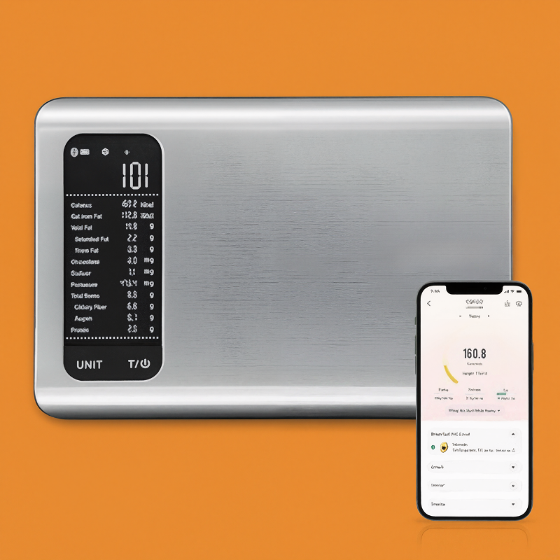 Stainless Steel Digital Kitchen Scale For Baking And Meal Prep