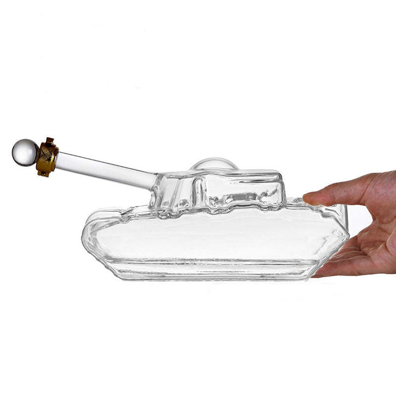 Tank Shaped Decanter-Wine and Whiskey Decanter