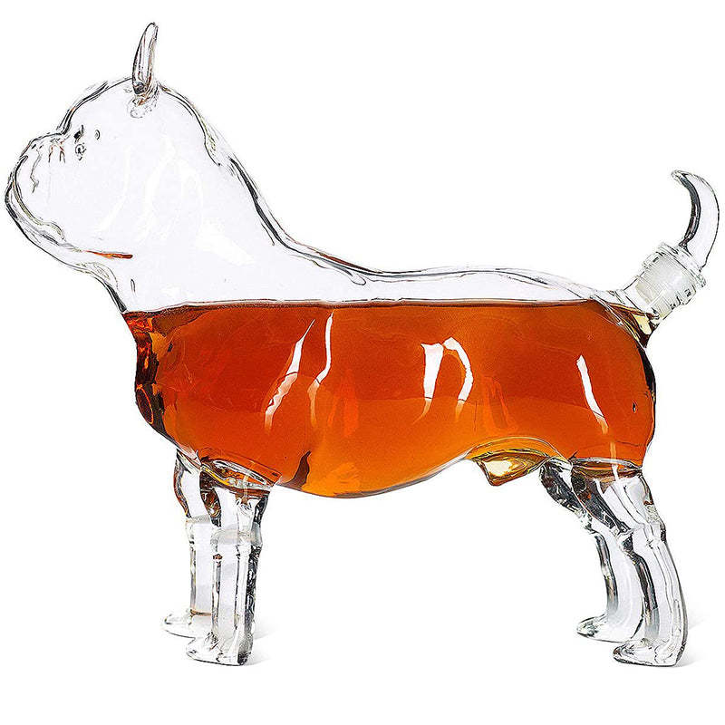 Dog Whiskey Decanter-Wine and Whiskey Decanter
