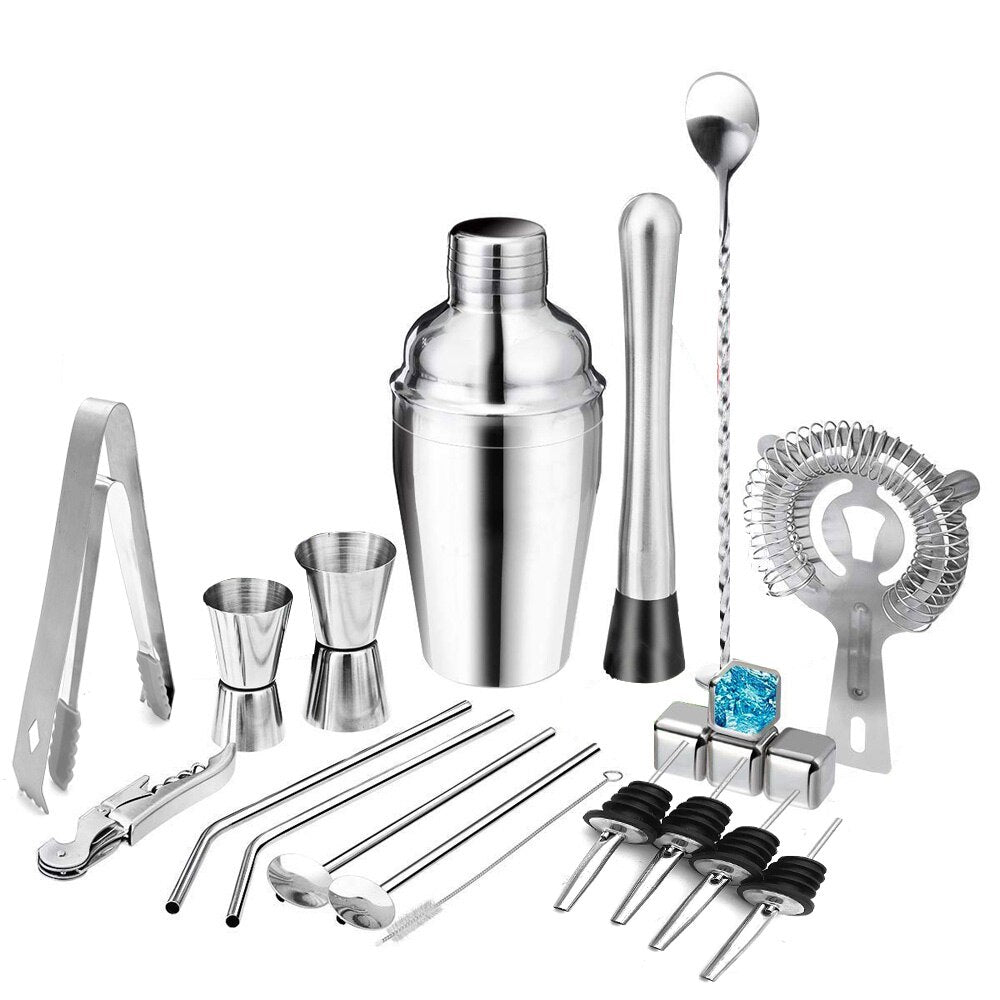 Craft Cocktail Shaker Set-Wine and Whiskey Decanter