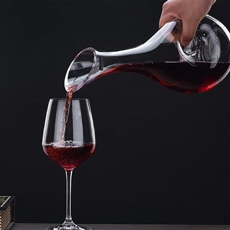 Crystal Wine Decanter-Wine and Whiskey Decanter