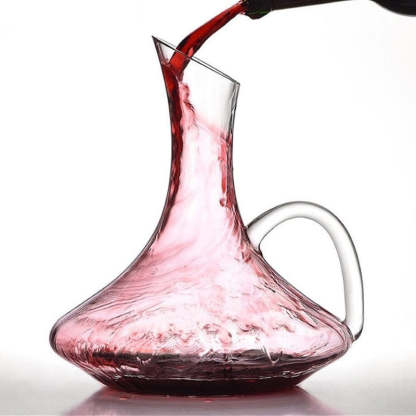 Crystal Red Wine Decanter-Wine and Whiskey Decanter