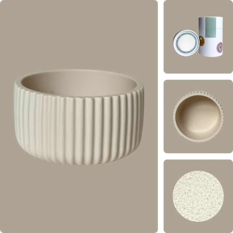 Pearled Wax Candle Gift Kit-Wine and Whiskey Decanter