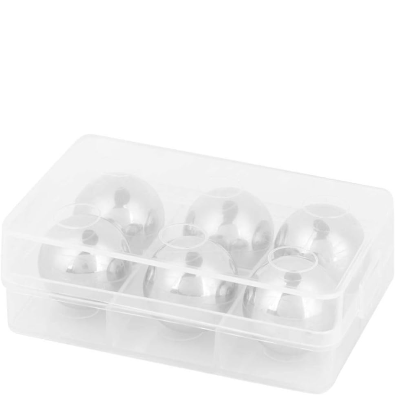 Stainless Steel Whiskey Stones 6 Pieces Reusable Cooling Balls-Wine and Whiskey Decanter