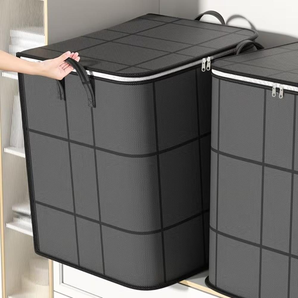 Foldable Wardrobe Storage Bag With Large Capacity Clothes Organizer Box