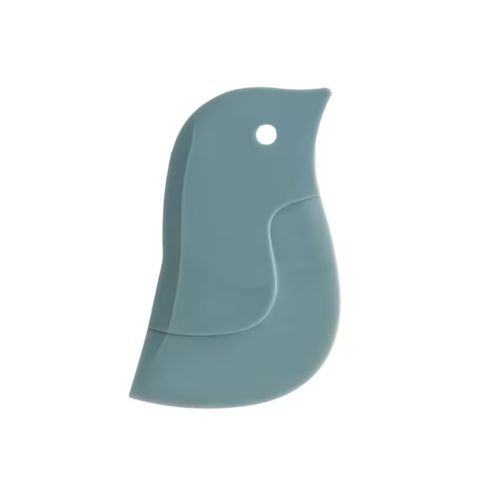 Penguin Shaped Kitchen Scraper - Cute Silicone Spatula for Baking Cooking and Cleaning