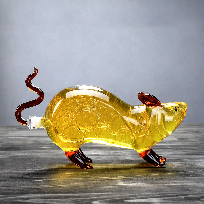 Unique Mouse Shaped Decanter-Wine and Whiskey Decanter