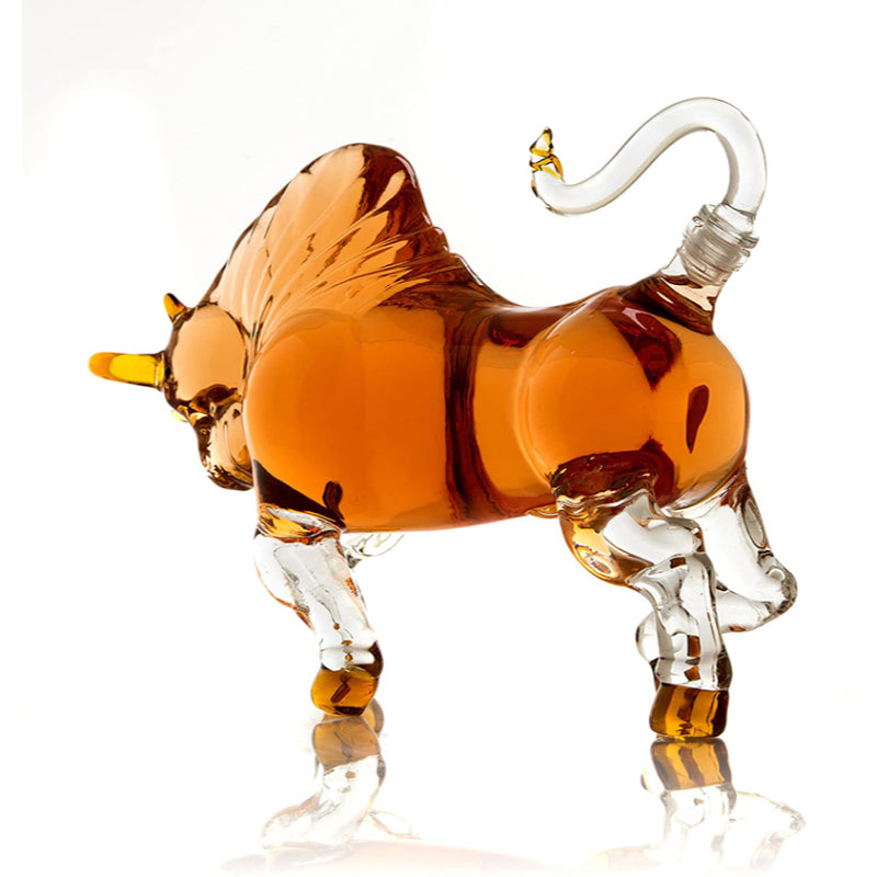 Bull Shaped Liquor Decanter