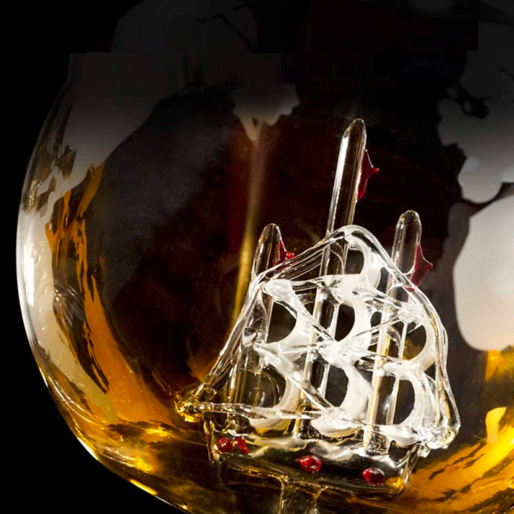 Whiskey Decanter Glass Set