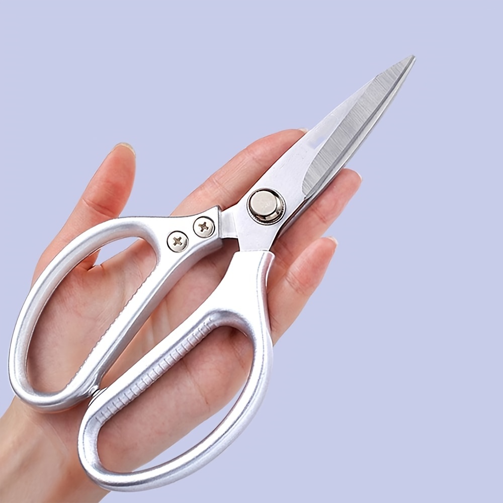 Stainless Steel Kitchen Scissors - Heavy Duty Food Shears with Aluminum Alloy Handle