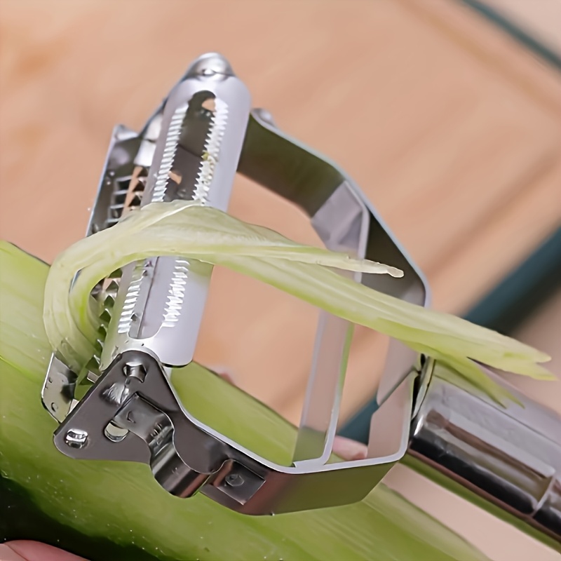 Stainless Steel Multi Purpose Vegetable Peeler And Cutter With Sharp Blade
