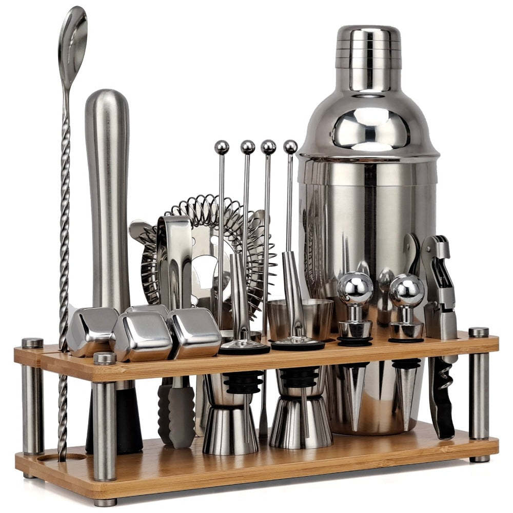 21-Piece Boston Mixology-Wine and Whiskey Decanter
