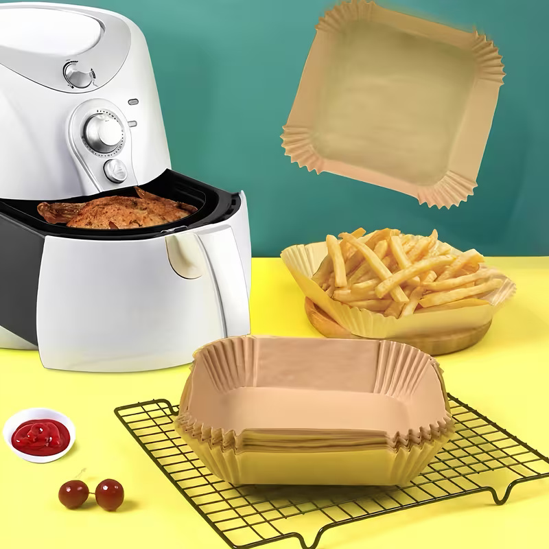 Air Fryer Paper Liners Non Stick Sheets For Baking Roasting Use